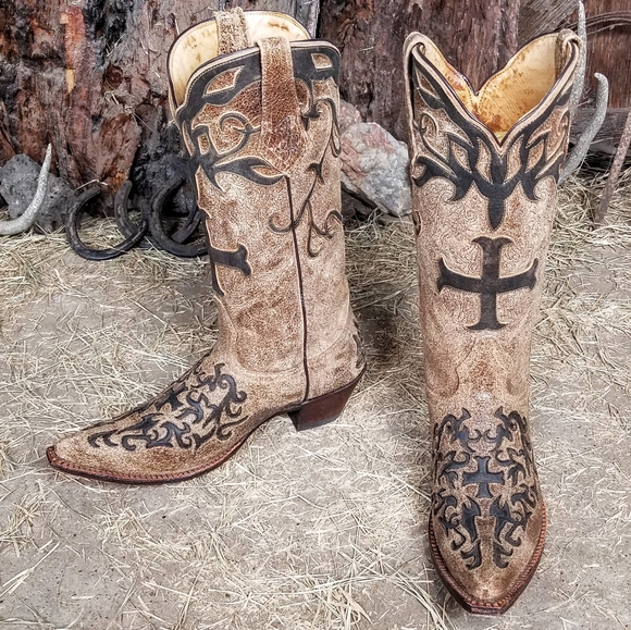 NIB Johnny Ringo cowboy boots 8B - Picture 4 of 6